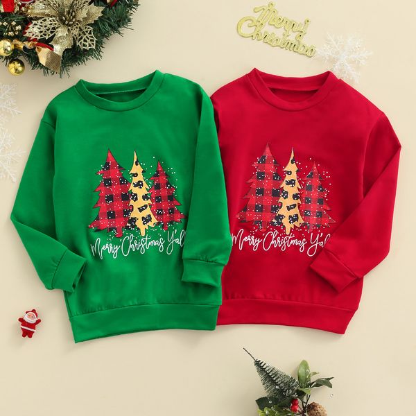 family matching outfits citgeett autumn christmas kids girls boys sweatshirt plaid tree letter print long sleeve pullover xmas clothes l2209, Blue
family matching outfits citgeett autumn christmas kids girls boys sweatshirt plaid tree letter print long sleeve pullover xmas clothes l2209, Blue