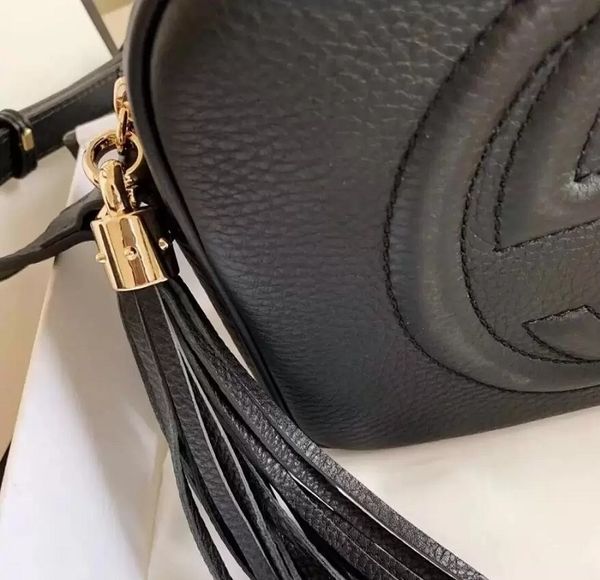 Image of Luxury Designer bags Women Handbags Leather Crossbody Soho Disco Shoulder Bag Fringed Messenger Bags Purse Wallet 308364 22cm