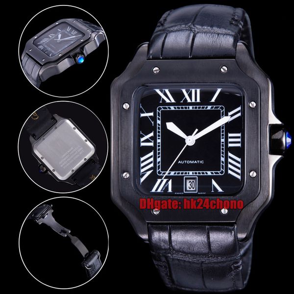 8 styles ca watches sa0039 dlc 39mm santo automatic mechanical mens watch black dial leather strap gents wristwatches, Slivery;brown
8 styles ca watches sa0039 dlc 39mm santo automatic mechanical mens watch black dial leather strap gents wristwatches, Slivery;brown