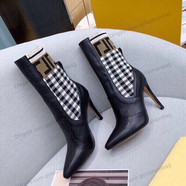 2023 early fall womens pointed-toe knitted ankle boots stiletto with heels designer classic black retro slip on half booties western knight
2023 early fall womens pointed-toe knitted ankle boots stiletto with heels designer classic black retro slip on half booties western knight