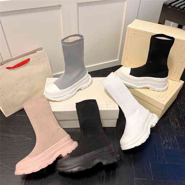 casual shoes 2022 new m family elastic knitted sock boots women's lovers thick soled high middle barrel martin boots thin short boots, Black
casual shoes 2022 new m family elastic knitted sock boots women's lovers thick soled high middle barrel martin boots thin short boots, Black