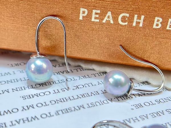 22090809 diamondbox -jewelry earrings ear studs grey pearl sterling 925 silver simple hook akoya 8-9 mm round pendant charm gift idea, Golden;silver
22090809 diamondbox -jewelry earrings ear studs grey pearl sterling 925 silver simple hook akoya 8-9 mm round pendant charm gift idea, Golden;silver