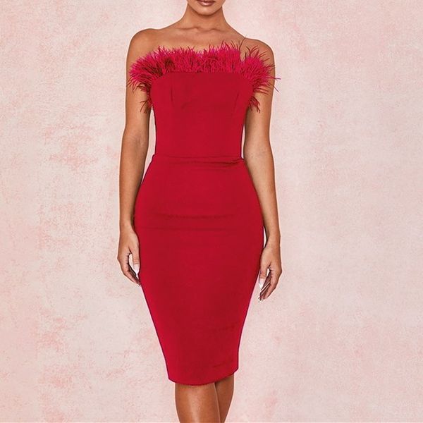 feather slim strapless cocktail bandage dress for women off shoulder black dresses 1624, White;black
feather slim strapless cocktail bandage dress for women off shoulder black dresses 1624, White;black