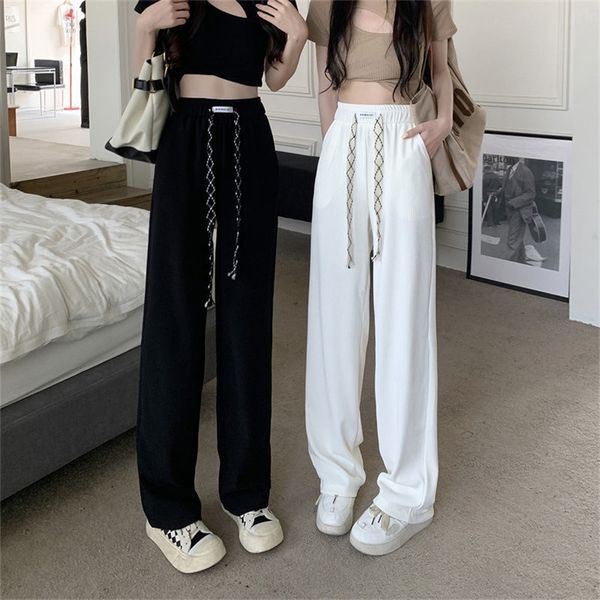 women's pants capris wide boot black pants ice silk fluid straight wide leg summer women's leg width pants casual female trousers, Black;white
women's pants capris wide boot black pants ice silk fluid straight wide leg summer women's leg width pants casual female trousers, Black;white
