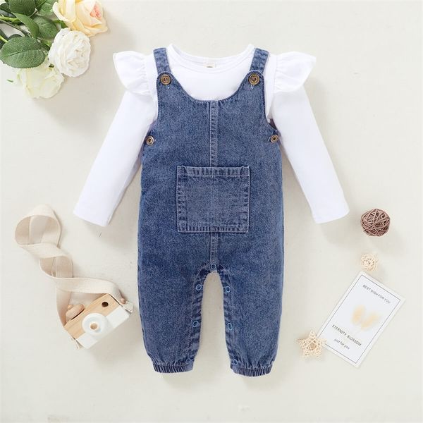 clothing sets baby clothes set 3-18 month spring born girl clothes sets long sleeve denim suspenders autumn 2pcs baby girls clothing set 220, White
clothing sets baby clothes set 3-18 month spring born girl clothes sets long sleeve denim suspenders autumn 2pcs baby girls clothing set 220, White