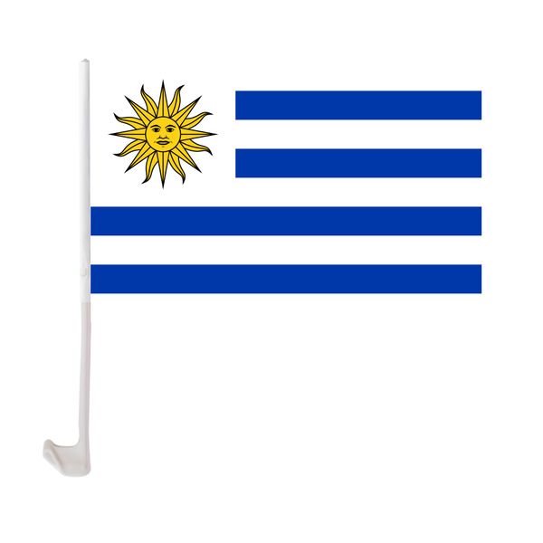 30x45cm uruguay car flag polyester uv protection window clip car decoration banner with flagpole
30x45cm uruguay car flag polyester uv protection window clip car decoration banner with flagpole