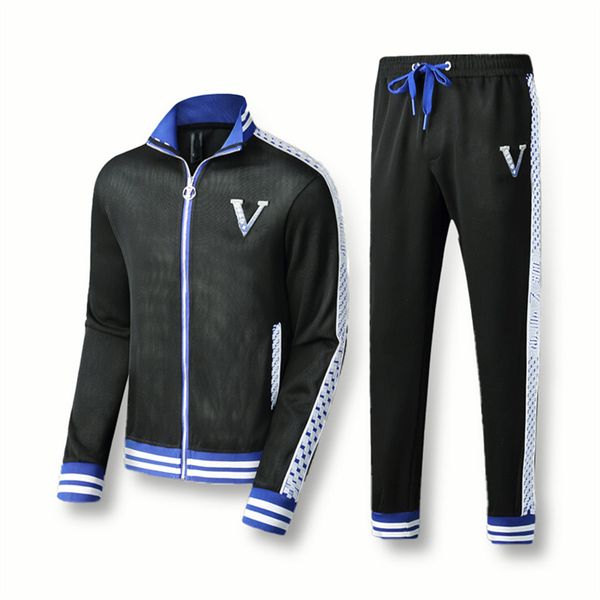 fashion mens tracksuits designers sportswear set two piece men tracksuit mens long sleeve printing pattern embroidery running track kit casu, Gray
fashion mens tracksuits designers sportswear set two piece men tracksuit mens long sleeve printing pattern embroidery running track kit casu, Gray