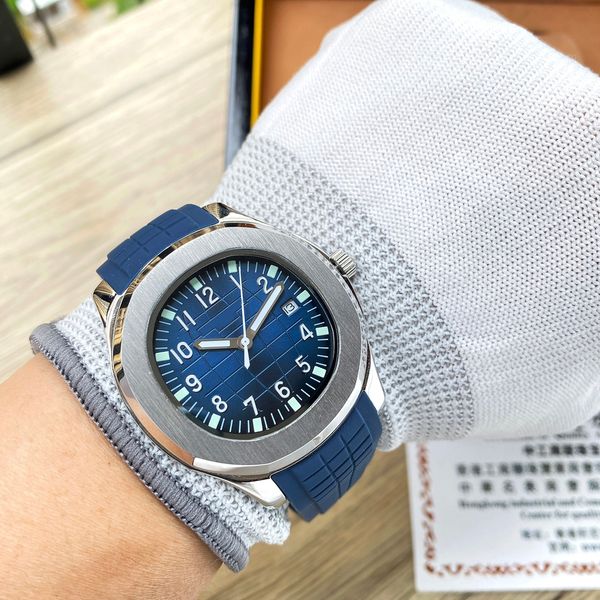 men's sports watch blue dial 40mm bar shaped time mark arabic numeral sapphire crystal glass original buckle automatic machine, Slivery;brown
men's sports watch blue dial 40mm bar shaped time mark arabic numeral sapphire crystal glass original buckle automatic machine, Slivery;brown
