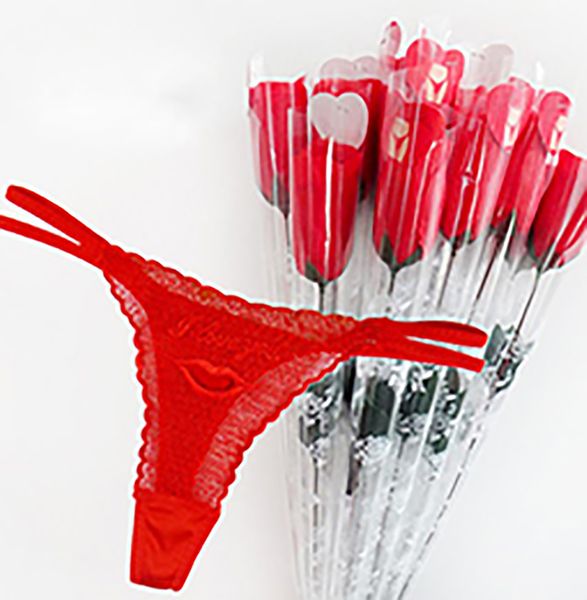 women rose lace g-string briefs thongs romantic v-string panties packing in a flower size valentine gift red, Black;white
women rose lace g-string briefs thongs romantic v-string panties packing in a flower size valentine gift red, Black;white