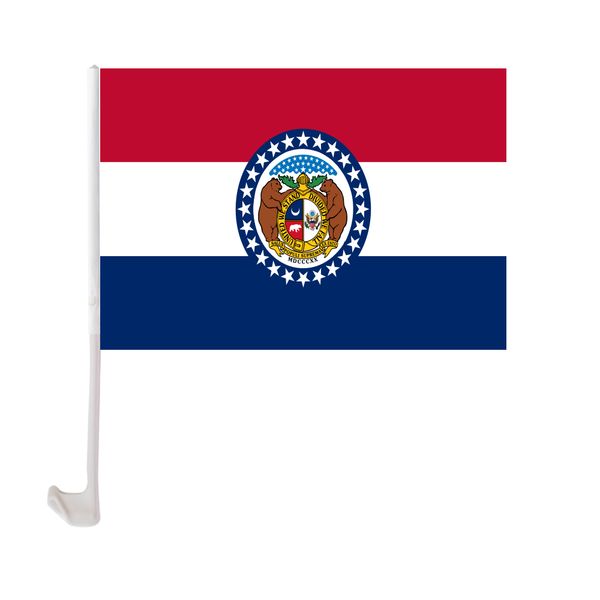 30x45cm missouri car flag polyester uv protection window clip car decoration banner with flagpole
30x45cm missouri car flag polyester uv protection window clip car decoration banner with flagpole