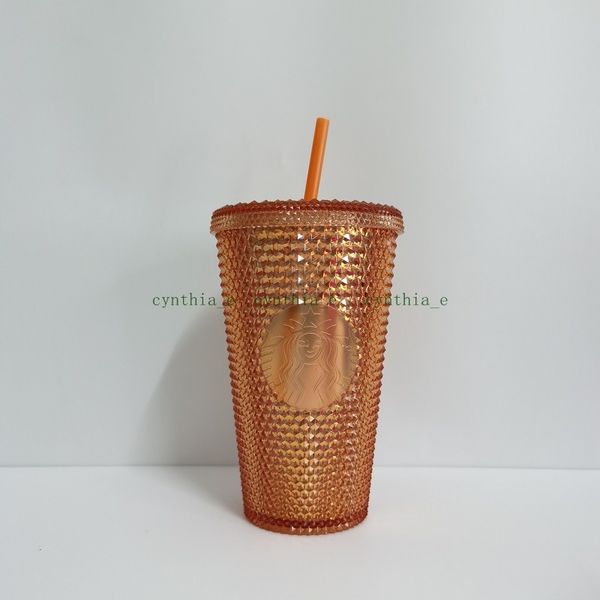 16oz/473ml starbucks tumblers orange double durian laser straw cup tumblers mermaid plastic cold water coffee cups gift mug
16oz/473ml starbucks tumblers orange double durian laser straw cup tumblers mermaid plastic cold water coffee cups gift mug