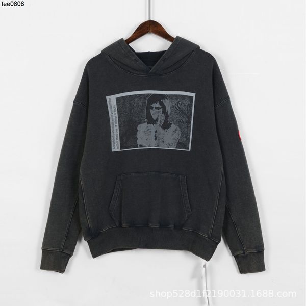 women's boys and girls hoodies sweatshirts 2020 autumn and winter new cavemptss irregular mud dyed batik washed reflective face sweater, Black 
women's boys and girls hoodies sweatshirts 2020 autumn and winter new cavemptss irregular mud dyed batik washed reflective face sweater, Black