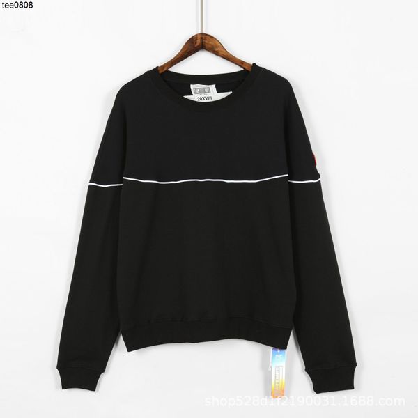 women's boys and girls hoodies sweatshirts 2020 early autumn new cavempt patchwork color loose white line black samurai round neck men&
women's boys and girls hoodies sweatshirts 2020 early autumn new cavempt patchwork color loose white line black samurai round neck men&