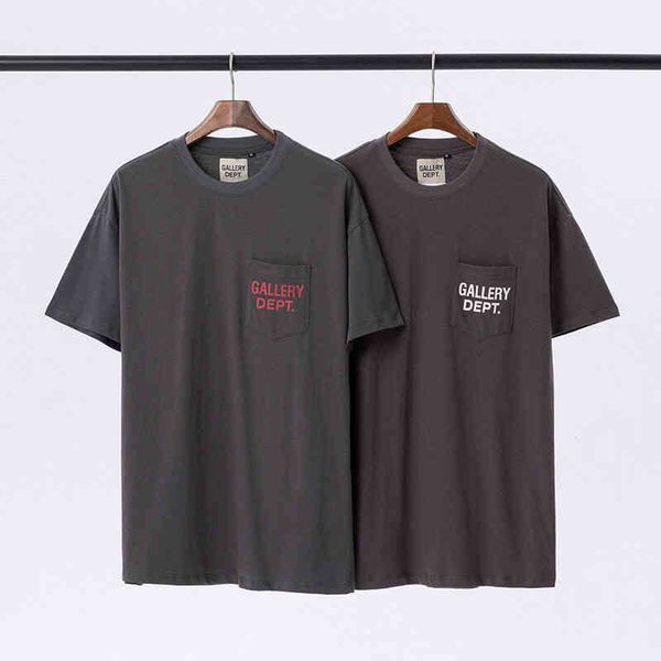 fashion t shirs galleryes couples classic letter print round neck pocket short sleeve men's brand high street loose versatile shirts, White;black
fashion t shirs galleryes couples classic letter print round neck pocket short sleeve men's brand high street loose versatile shirts, White;black