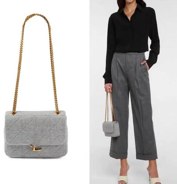 classic gray felt bag crossbody bags underarm gold chains shoulder bag flip handbags designer handbag purse women letters purse
classic gray felt bag crossbody bags underarm gold chains shoulder bag flip handbags designer handbag purse women letters purse