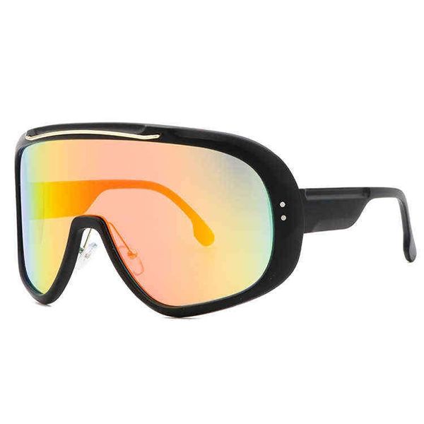 sun glass new style large frame fashionable riding wind proof sunglasses men's and women's sunglasses, White;black
sun glass new style large frame fashionable riding wind proof sunglasses men's and women's sunglasses, White;black