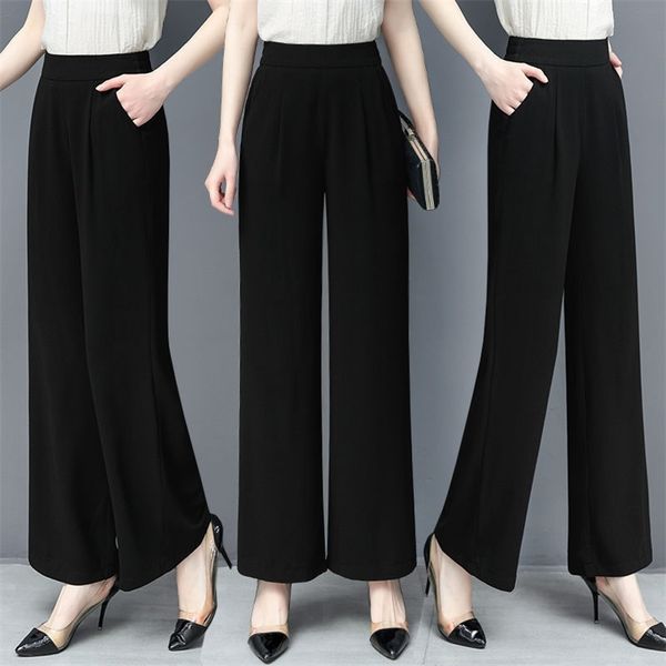 women's pants capris office lady spring summer ice silk oversize pants women fashion loose thin high waist pocket solid female casual t, Black;white
women's pants capris office lady spring summer ice silk oversize pants women fashion loose thin high waist pocket solid female casual t, Black;white