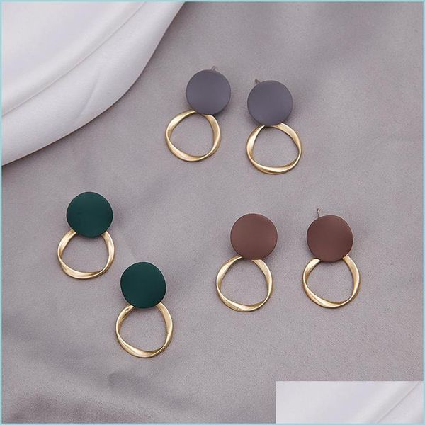 stud ear stud needle korea chic retro irregar frosted color disc circle earrings ins style earring for women 3709 q2 drop delivery 20 dhu1p, Golden;silver
stud ear stud needle korea chic retro irregar frosted color disc circle earrings ins style earring for women 3709 q2 drop delivery 20 dhu1p, Golden;silver