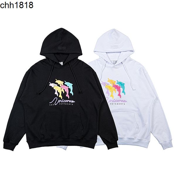 in early autumn the new vetementss events fashion ins dolphin print hooded sweater hoodie for men and women, Black
in early autumn the new vetementss events fashion ins dolphin print hooded sweater hoodie for men and women, Black