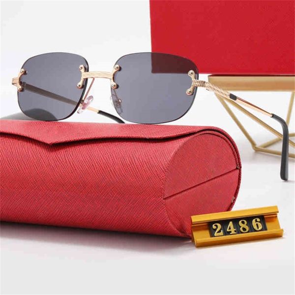 vintage sunglasses men design framless square shape eyewear uv400 gold light color lens 2486 with case, White;black
vintage sunglasses men design framless square shape eyewear uv400 gold light color lens 2486 with case, White;black