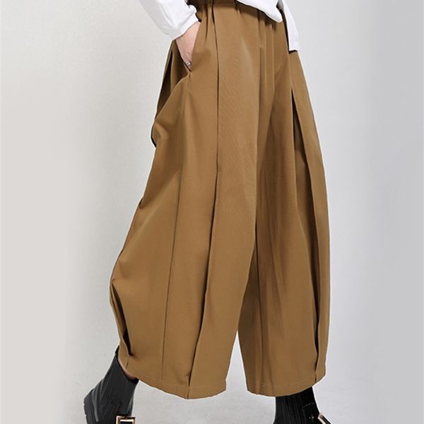 women's pants capris eam high elastic waist draped long wide leg trousers loose fit pants women fashion spring autumn 1dd0404 220916, Black;white
women's pants capris eam high elastic waist draped long wide leg trousers loose fit pants women fashion spring autumn 1dd0404 220916, Black;white