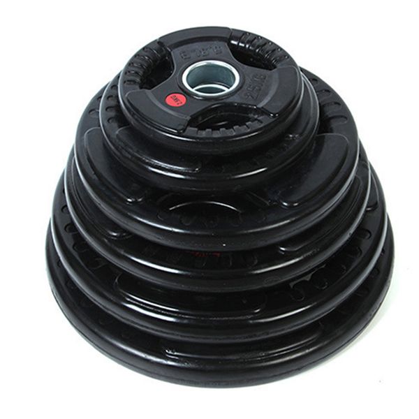 rubber coated barbell piece gymnasium household weight lifting three hole handgrip fitness equipments
rubber coated barbell piece gymnasium household weight lifting three hole handgrip fitness equipments