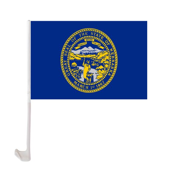 30x45cm nebraska car flag polyester uv protection window clip car decoration banner with flagpole
30x45cm nebraska car flag polyester uv protection window clip car decoration banner with flagpole