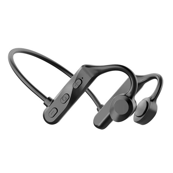 2024 NewBone Conduction Headphones, Open-Ear Wireless Bluetooth Headset, Lightweight Sports Earphones with Microphone for Running, Gym, Cycg