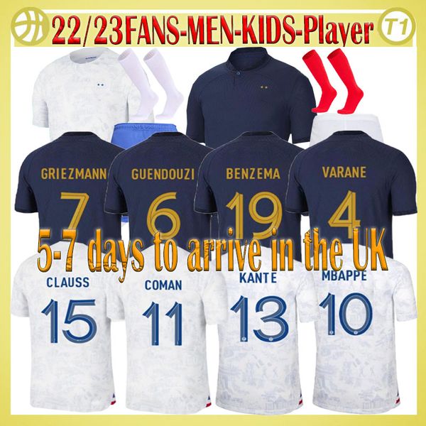 fans tees mbappe pogba soccer jersey griezmann varane football 2023 qatar world cup french shirt pavard kids kit socks kante maillot de foo, Black
fans tees mbappe pogba soccer jersey griezmann varane football 2023 qatar world cup french shirt pavard kids kit socks kante maillot de foo, Black