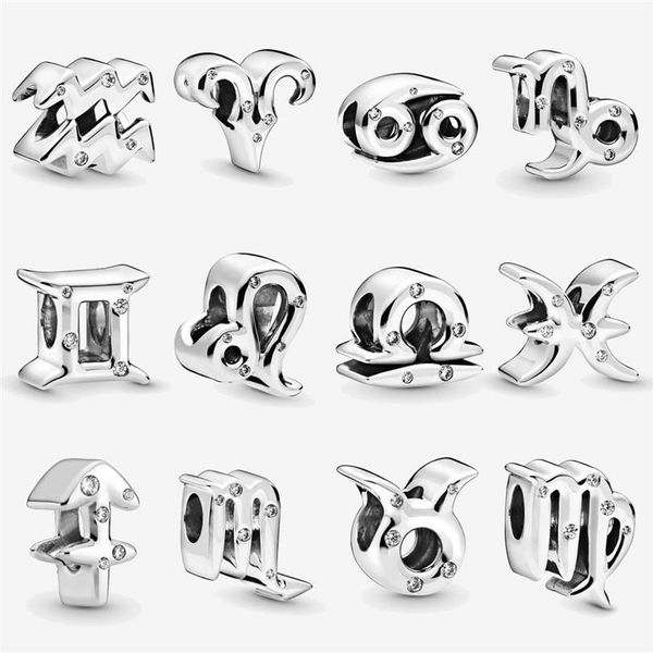 new arrival 100% 925 sterling silver sparkling zodiac charm fit original european charm bracelet fashion jewelry accessories210e, Bronze;silver
new arrival 100% 925 sterling silver sparkling zodiac charm fit original european charm bracelet fashion jewelry accessories210e, Bronze;silver