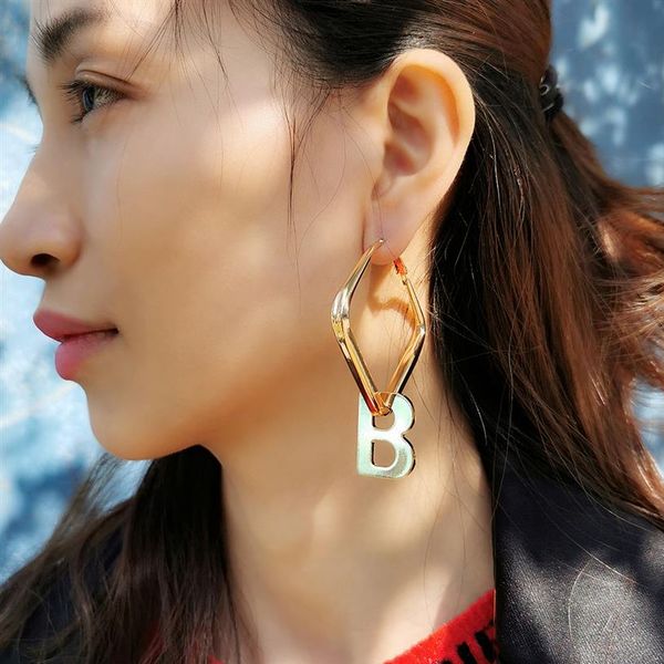 luxury women's female's ladies' punk exaggerated dj night club men square b drop earrings dangler studs eardrop fre337b, Golden;silver
luxury women's female's ladies' punk exaggerated dj night club men square b drop earrings dangler studs eardrop fre337b, Golden;silver