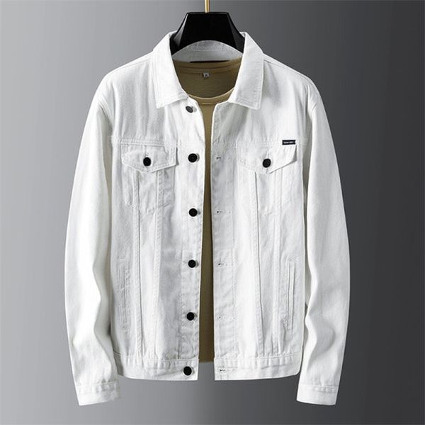 men's jackets cotton denim casual solid color lapel single-breasted jeans autumn slim high-quality 220915, Black;brown
men's jackets cotton denim casual solid color lapel single-breasted jeans autumn slim high-quality 220915, Black;brown