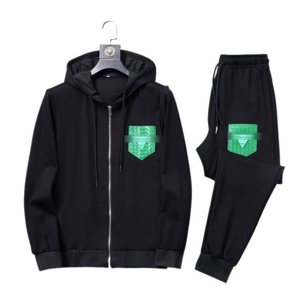 men's suits fashion designer tracksuit plain black hooded collar luxury zipper branded classic casual two piece size -3xl hsc0020, Gray
men's suits fashion designer tracksuit plain black hooded collar luxury zipper branded classic casual two piece size -3xl hsc0020, Gray