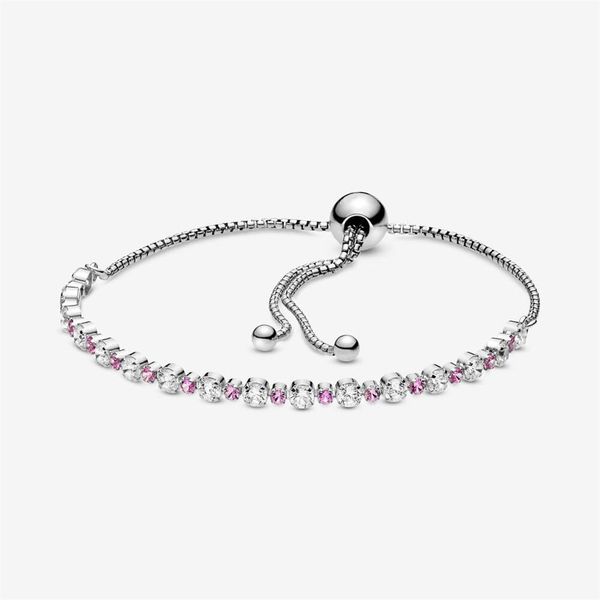 new arrival pink & clear sparkle slider bracelet 925-sterling-silver adjustable cubic zirconia bracelet for women luxury jewelry270j, Black
new arrival pink & clear sparkle slider bracelet 925-sterling-silver adjustable cubic zirconia bracelet for women luxury jewelry270j, Black