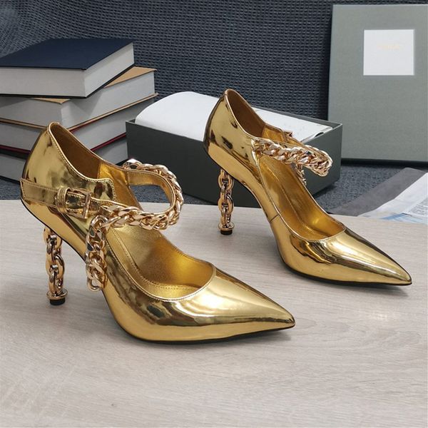 high version fashion chain pointed lace up sandals metal high heels stiletto sandals size 34-43, Black
high version fashion chain pointed lace up sandals metal high heels stiletto sandals size 34-43, Black