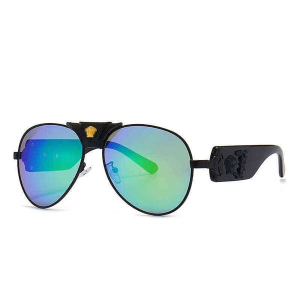 sun glass 2022 new modern fashion men's and women's metal sunglasses leather buckle toad glasses sunglasses, White;black
sun glass 2022 new modern fashion men's and women's metal sunglasses leather buckle toad glasses sunglasses, White;black