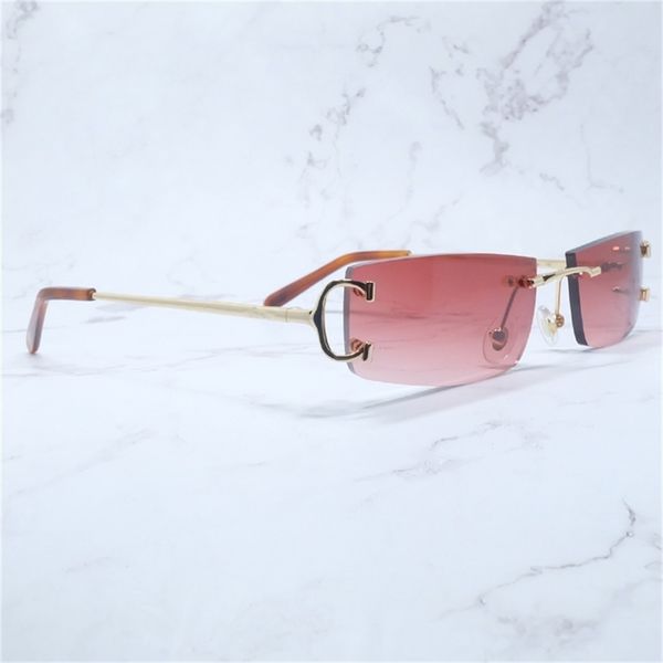 rimless metal sunglasses men french wire c glasses summer shades eyewear women luxury rapper prescription, White;black
rimless metal sunglasses men french wire c glasses summer shades eyewear women luxury rapper prescription, White;black