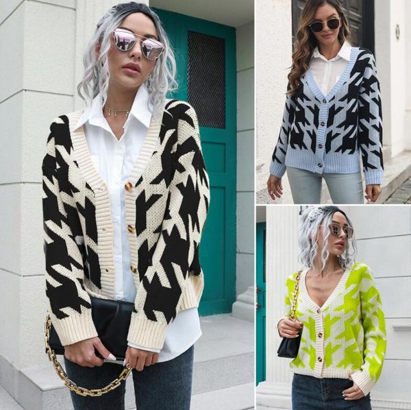 women's sweaters autumn winter loose korean fashion knitted cardigan oversized brand designer coats, White;black
women's sweaters autumn winter loose korean fashion knitted cardigan oversized brand designer coats, White;black