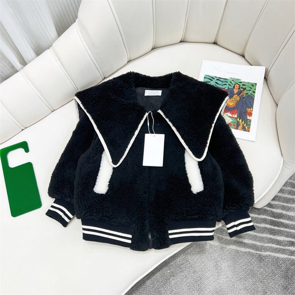 2022 baby designer clothes down coat navy collar letter style grain lamb wool outwear women korean version loose bump blouse short kids clot, Blue;gray
2022 baby designer clothes down coat navy collar letter style grain lamb wool outwear women korean version loose bump blouse short kids clot, Blue;gray