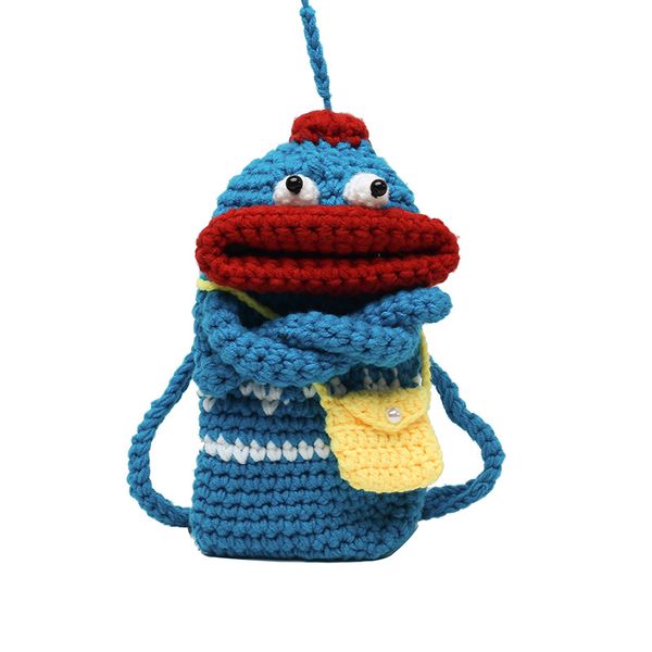 fashion phone bag luxury desiginer bags crochet handbags cartoon ugly big mouth phone packs shoulder handbag messenger handmade woven wallet
fashion phone bag luxury desiginer bags crochet handbags cartoon ugly big mouth phone packs shoulder handbag messenger handmade woven wallet