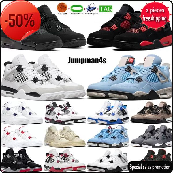 2022 mens 4s sneaker basketball shoes 4 red thunder university blue military black cat sail cement men women outdoor trainers sneakers nb
2022 mens 4s sneaker basketball shoes 4 red thunder university blue military black cat sail cement men women outdoor trainers sneakers nb