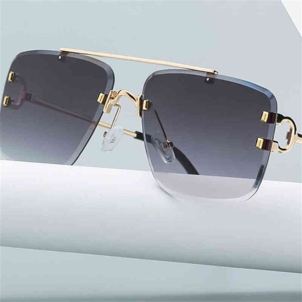 cool fashion unique style rimless spikes rivets sunglasses vintage female design mens oculos de sol, White;black
cool fashion unique style rimless spikes rivets sunglasses vintage female design mens oculos de sol, White;black