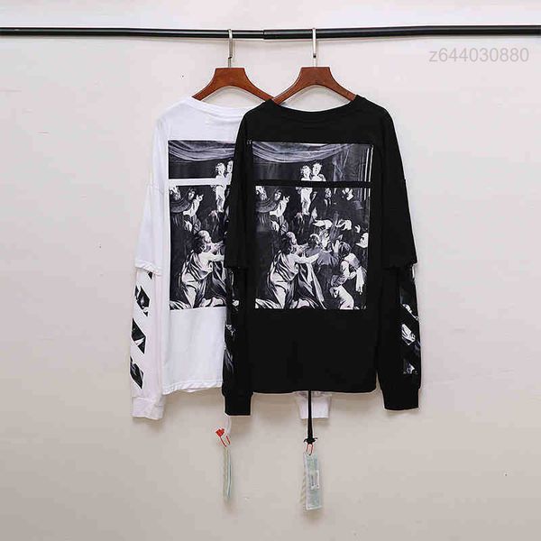 men's hoodies sweatshirts off fleece t shirt fashion t-shirts style new religious oil painting arrstyle fake two pieces of brand 6t3x, Black
men's hoodies sweatshirts off fleece t shirt fashion t-shirts style new religious oil painting arrstyle fake two pieces of brand 6t3x, Black