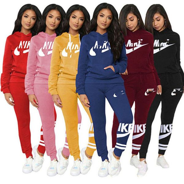 2022 designer women letter tracksuits winter fall solid color 2 piece set casual hoodies pants pullover hooded sports suit fashion long slee, Gray
2022 designer women letter tracksuits winter fall solid color 2 piece set casual hoodies pants pullover hooded sports suit fashion long slee, Gray