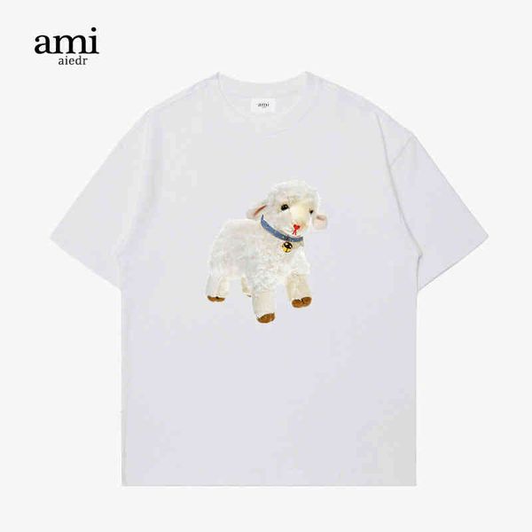 ammi's mens women designers t-shirts aiedr men's and women's short sleeve t-shirts printed lamb half loose oversize fashion, White;black
ammi's mens women designers t-shirts aiedr men's and women's short sleeve t-shirts printed lamb half loose oversize fashion, White;black