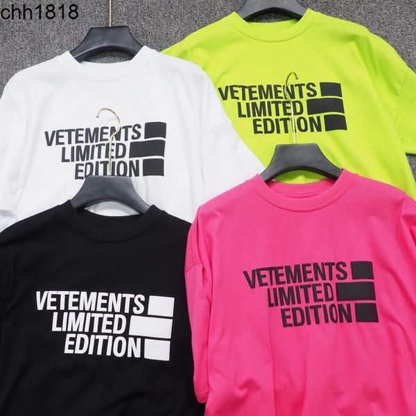 men's t-shirts 2022 summer new fashion brand vetementss items foaming letter printed men's and women's short sleeve t-shirt, White;black
men's t-shirts 2022 summer new fashion brand vetementss items foaming letter printed men's and women's short sleeve t-shirt, White;black