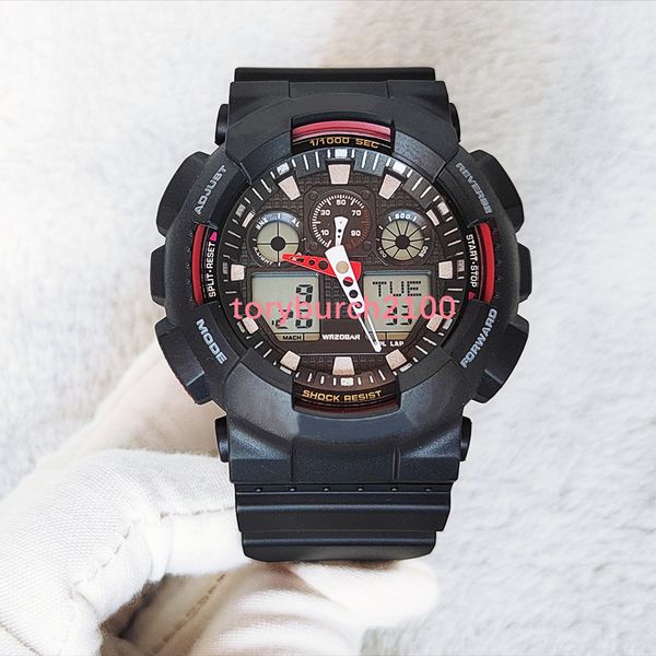 100 fashion quality watch relogio 100 masculino waterproof ga men's wristwatch sport dual display gmt digital led reloj hombre army mil, Slivery;brown
100 fashion quality watch relogio 100 masculino waterproof ga men's wristwatch sport dual display gmt digital led reloj hombre army mil, Slivery;brown