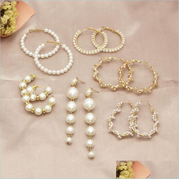 hoop huggie womens earrings pearl hoop drop for women heart long circle earring fashion jewelry geometric kolczyki earing36 q2 deliv dhhum, Golden;silver
hoop huggie womens earrings pearl hoop drop for women heart long circle earring fashion jewelry geometric kolczyki earing36 q2 deliv dhhum, Golden;silver