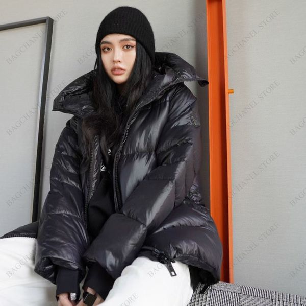 designer hooded down jacket womens windbreaker fashion men parkas inverted triangle side zipper decorated warm coat winter jackets, Black
designer hooded down jacket womens windbreaker fashion men parkas inverted triangle side zipper decorated warm coat winter jackets, Black