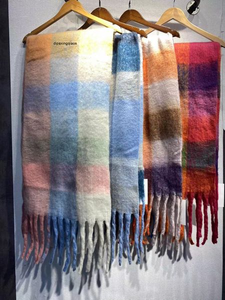 designer scarf acne sweden studios french ac classic 2022 autumn and winter new cashmere blended color plaid fringe scarf, Blue;gray
designer scarf acne sweden studios french ac classic 2022 autumn and winter new cashmere blended color plaid fringe scarf, Blue;gray